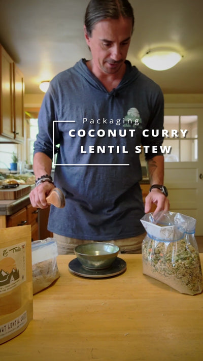 Coconut Curry Lentil Stew with Caulifower & BB Spinach