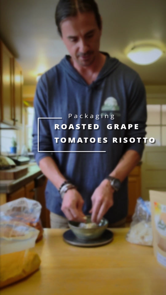 Roasted Grape Tomatoes Risotto